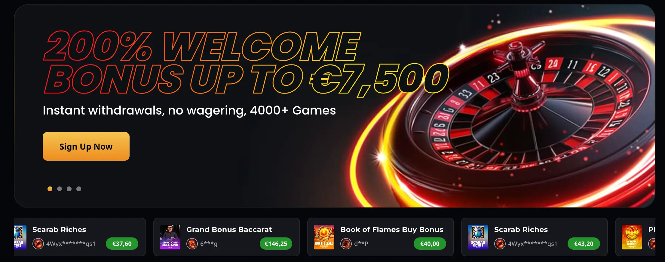 Instant Casino – bästa utländska casino