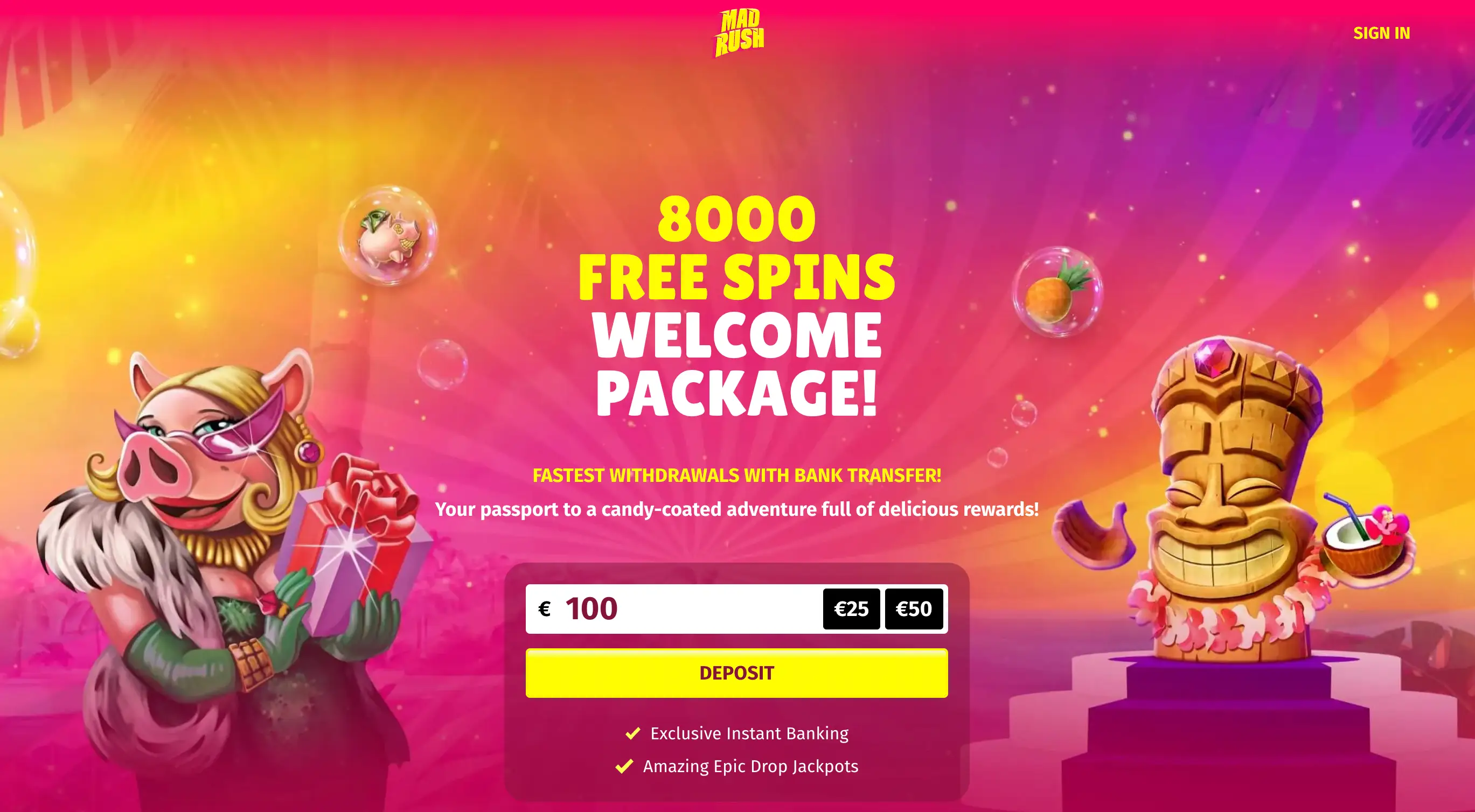 Mad Rush Casino – skattefritt utländskt casino 